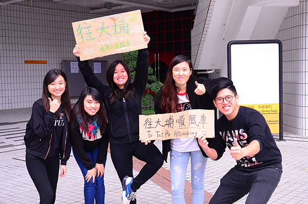 上圖：Nomadshk 創辦人，左起Perry、Jasmine、Isabel、Catherine及Benson