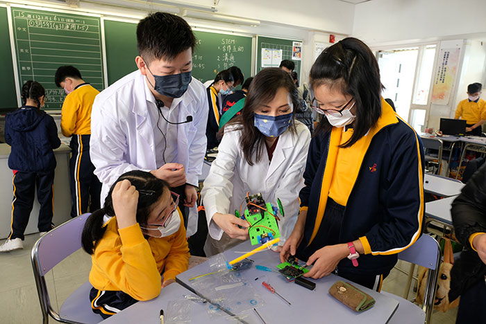 油塘基顯「STEM專題研習周」 「越高分 悅Go Fun」｜讚好活動