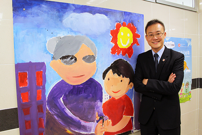 圖上：黃志揚校長接受本平台訪問