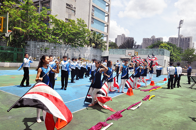 嘉義市立南興國民中學樂旗隊與曾璧山中學步操樂｜讚好活動