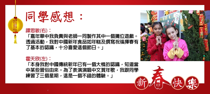 非華語學生眼中的農曆新年｜讚好活動