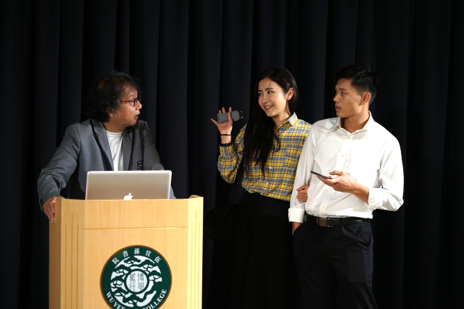 中大借場拍攝。教授學生參演｜讚好活動